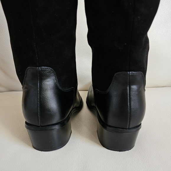 *Torgeis Venezia Tall Boot, Black, Size 10 - Picture 6 of 13